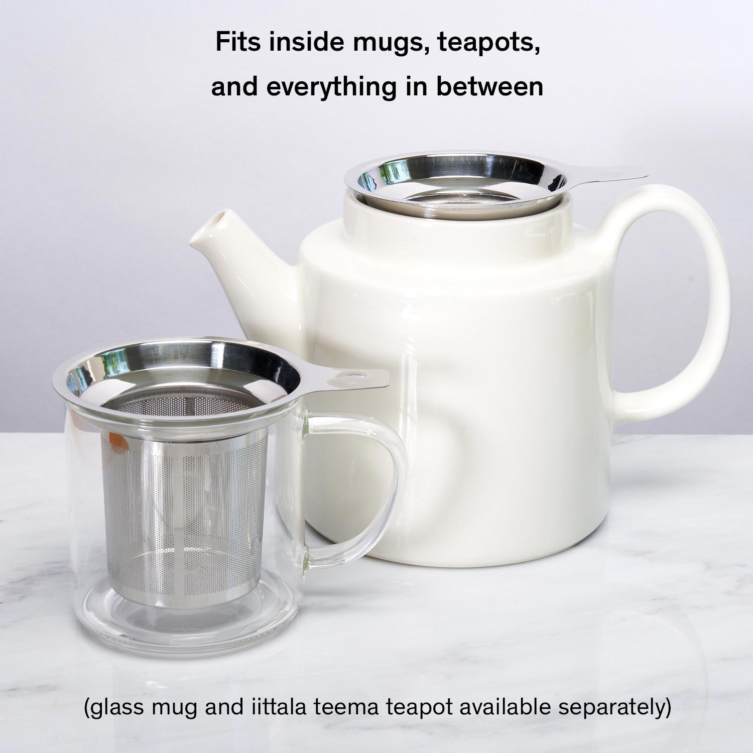 One Cup Infuser - Ditch the tea ball, this infuser is a game changer. August Uncommon Tea