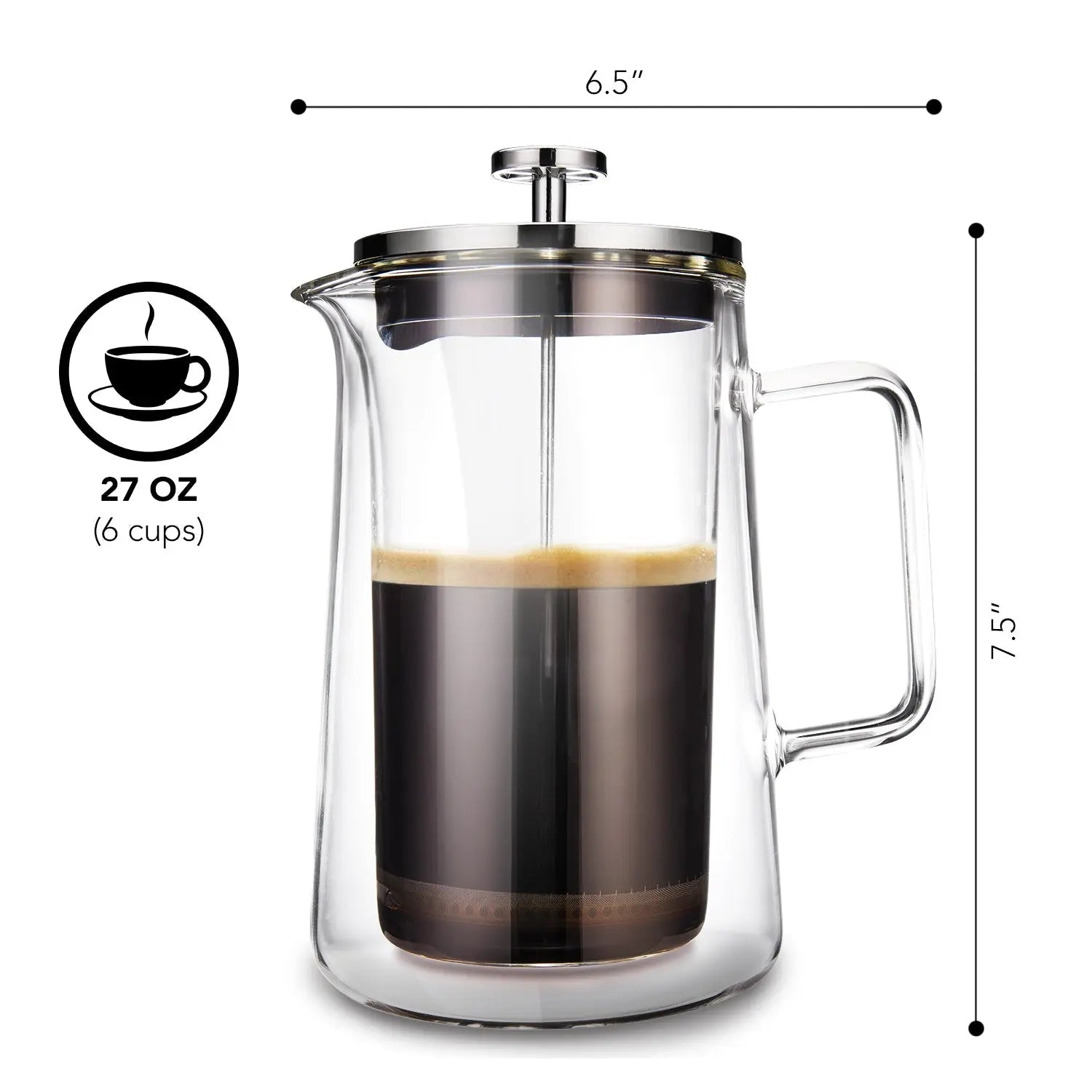 French Press Bundle, Glass Kaffe Products