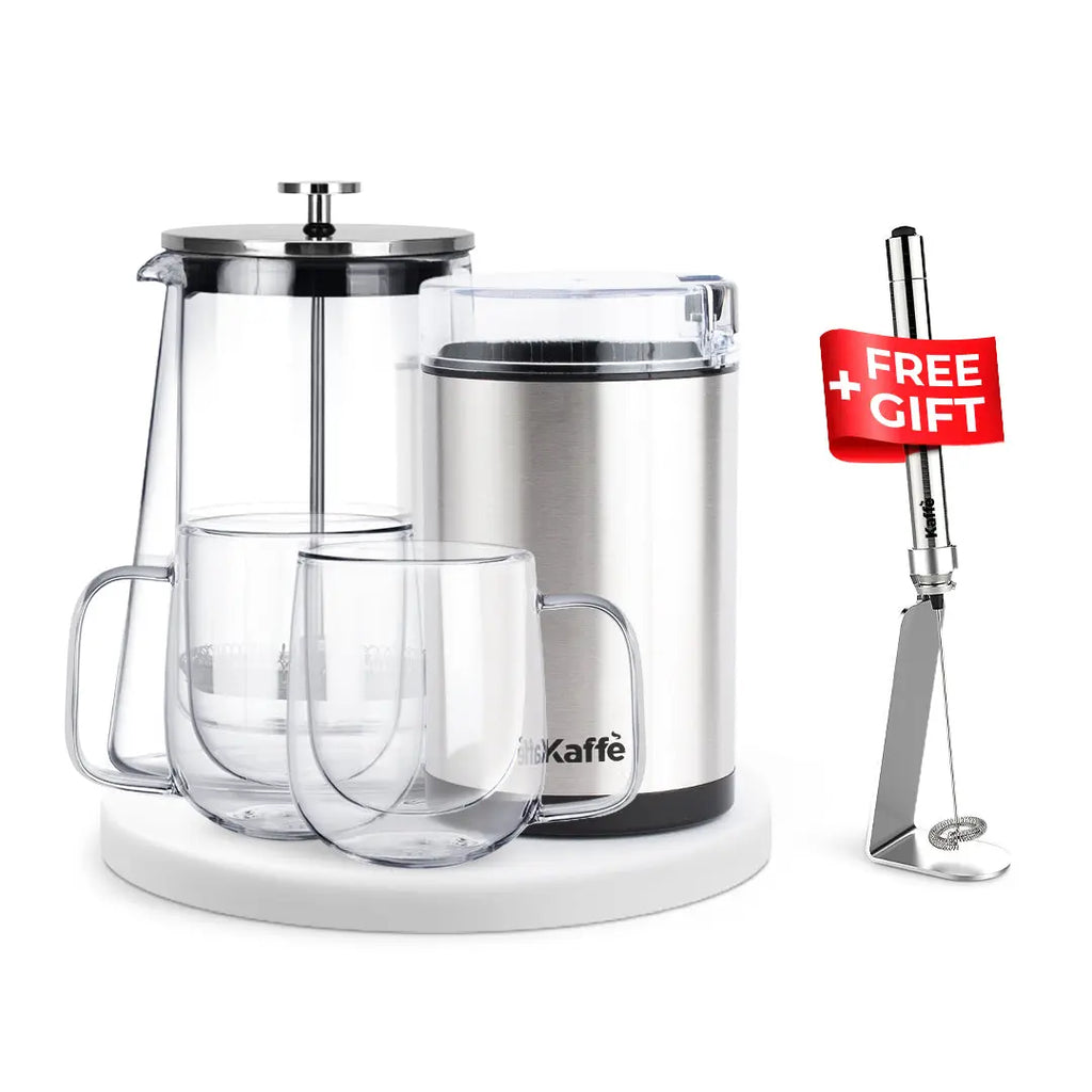 French Press Bundle, Glass Kaffe Products